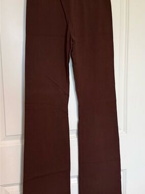 Women's Brown Straight-Leg Pants